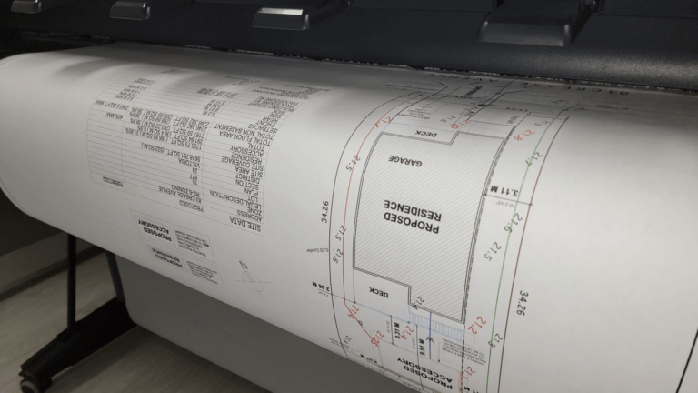 Printing engineering and architectural plans