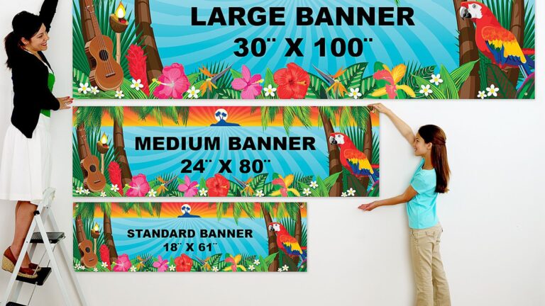 Large banner printing